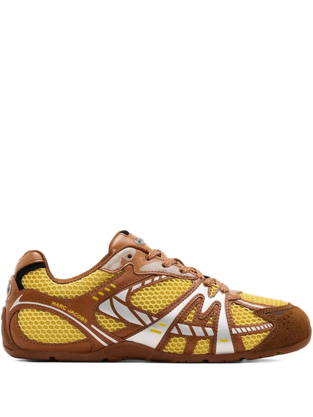 Marc Jacobs The 72 Spring mesh-panelled leather sneakers Bruin