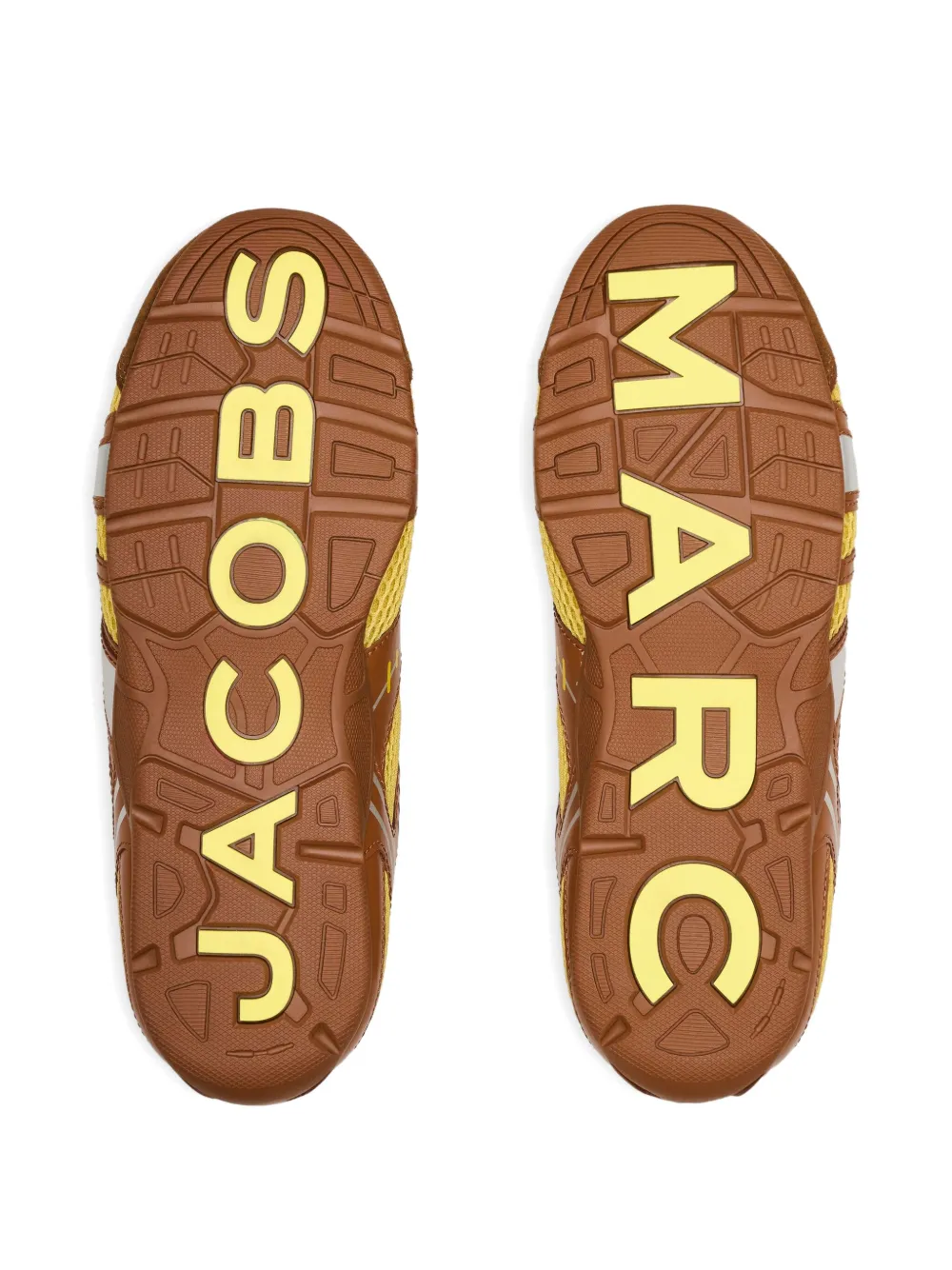 Marc Jacobs The 72 Spring mesh-panelled leather sneakers Brown