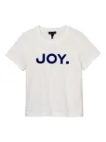 Marc Jacobs Joy velvet-logo T-shirt - White