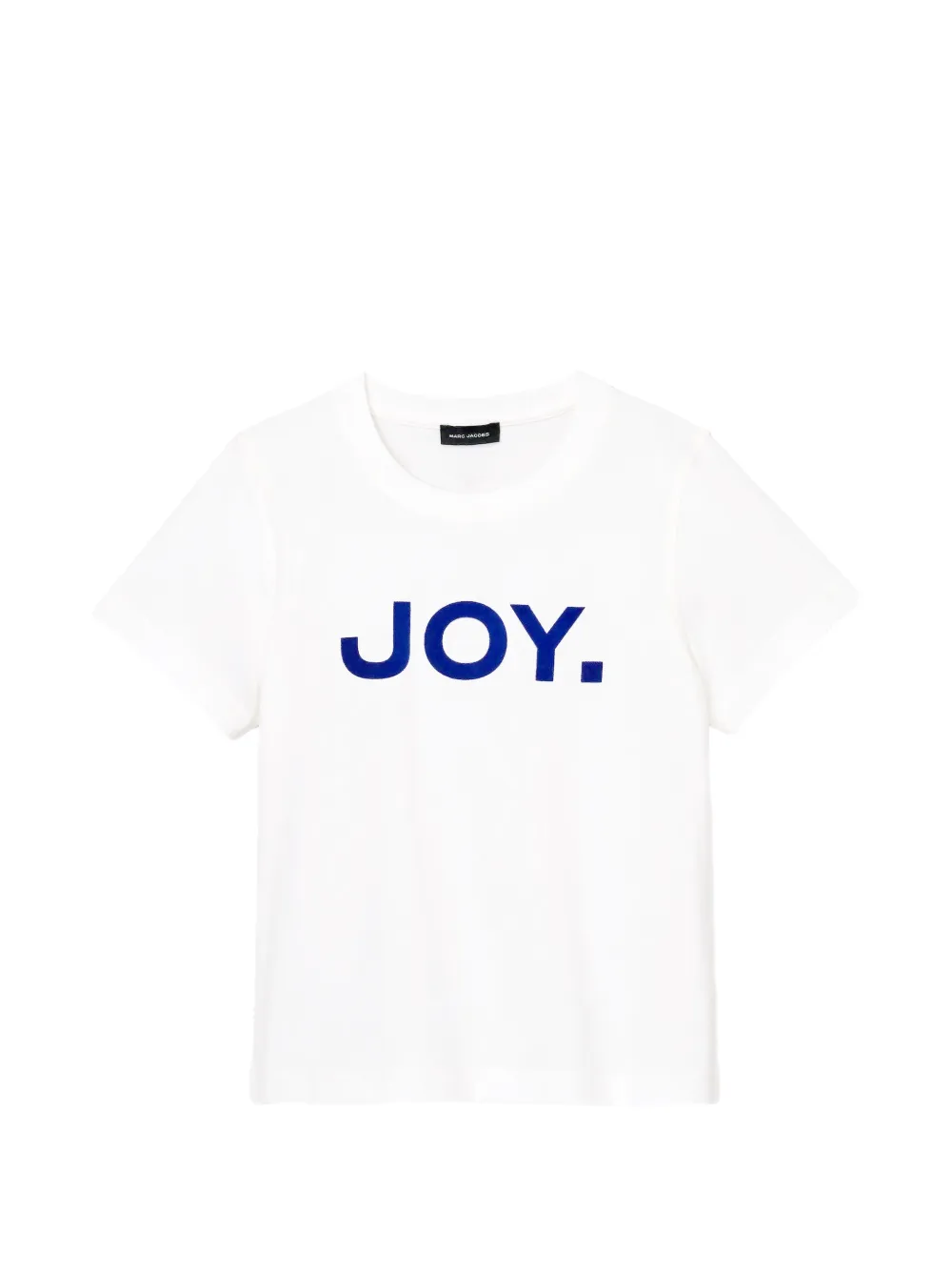Marc Jacobs Joy T-shirt met fluwelen logo Wit