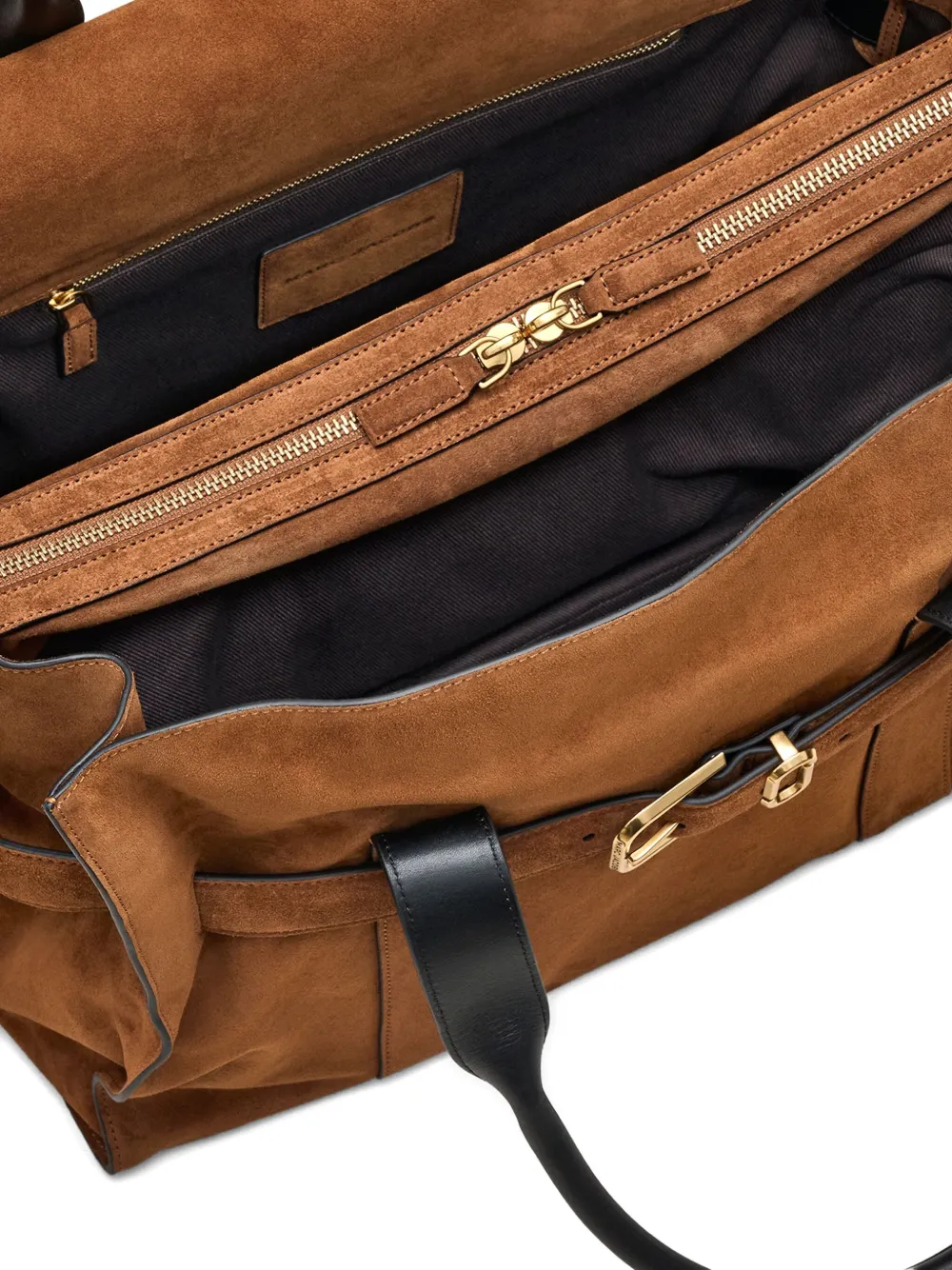 Marc Jacobs The Dakota suède shopper Bruin