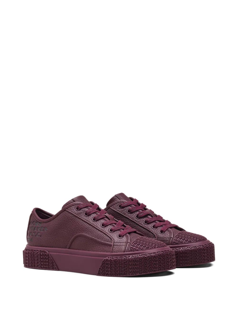 Marc Jacobs Sneakers met plateauzool - Paars