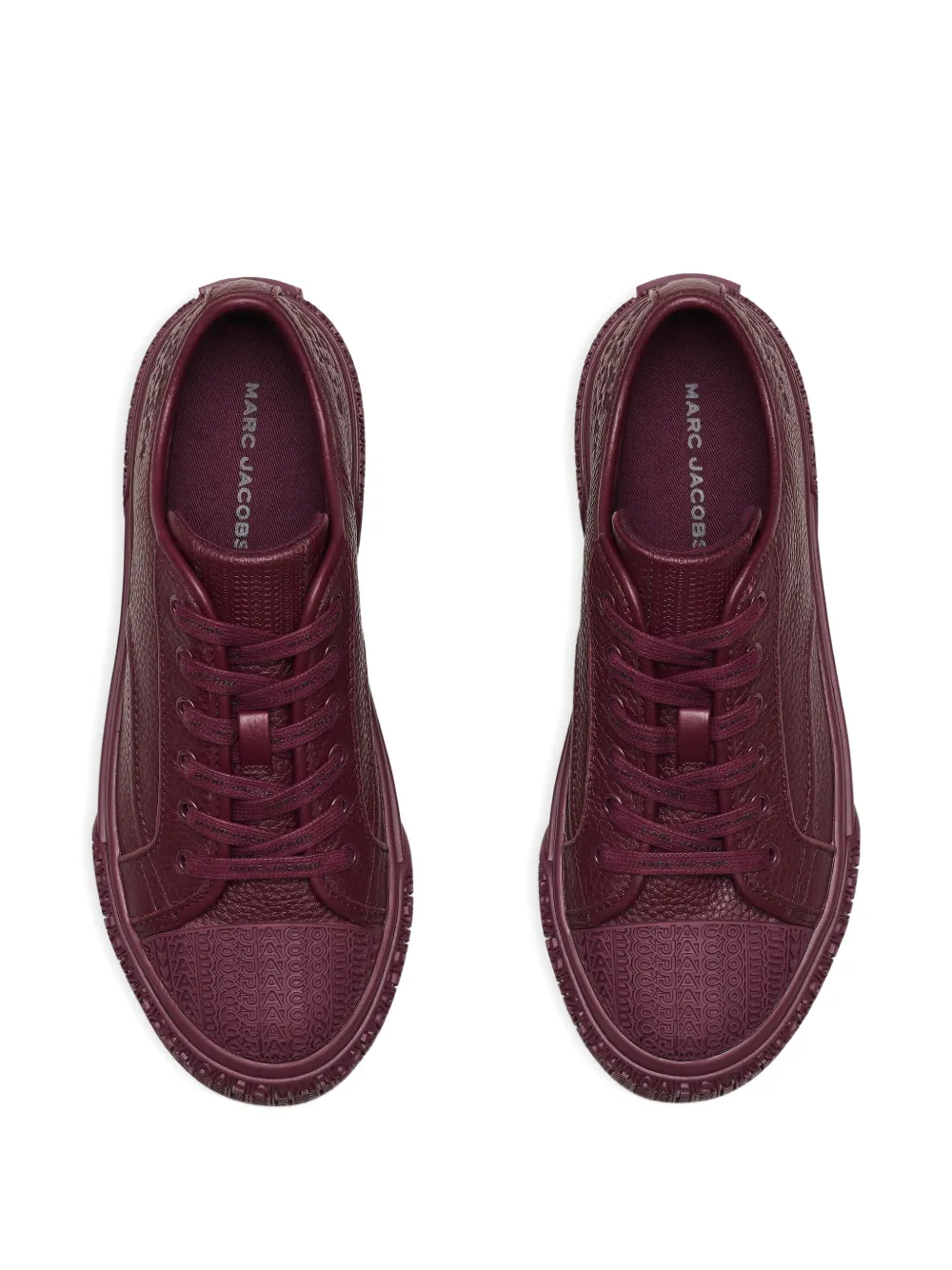 Marc Jacobs embossed-logo platform sneakers Purple