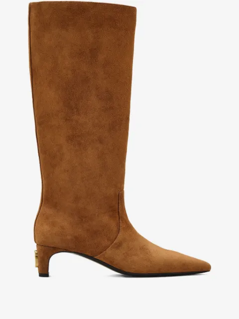 Marc Jacobs botas de gamuza con puntera en punta