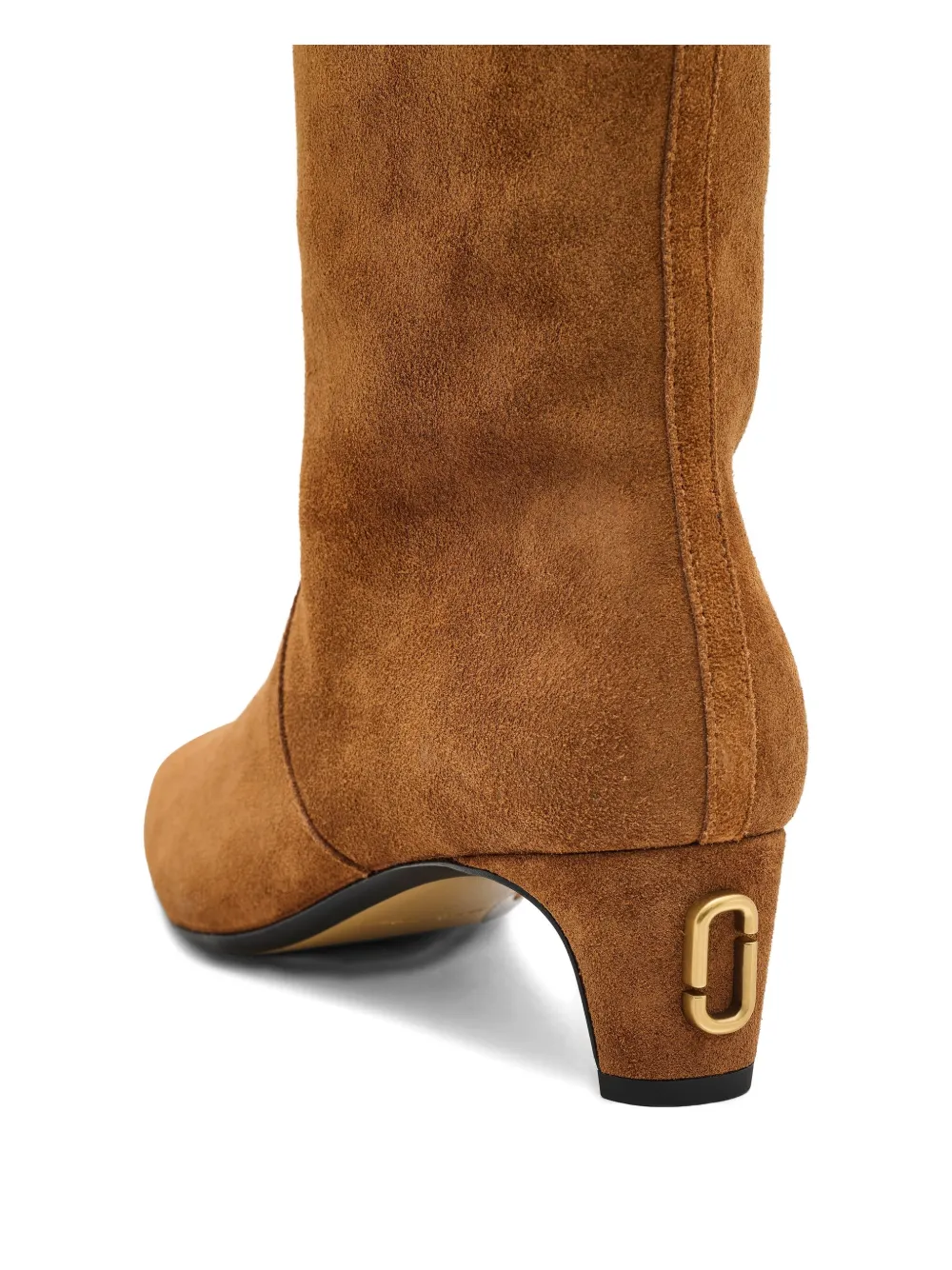 Marc Jacobs suede pointed-toe boots Brown