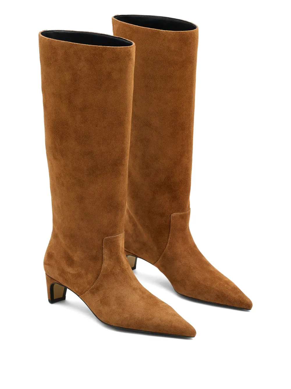 Marc Jacobs suede pointed-toe boots Brown