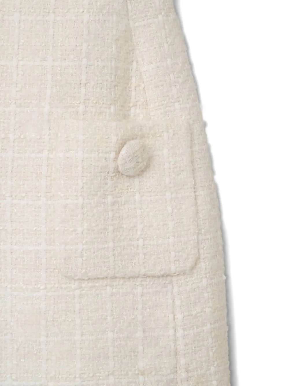 Marc Jacobs Tweed mini-jurk met zak Beige