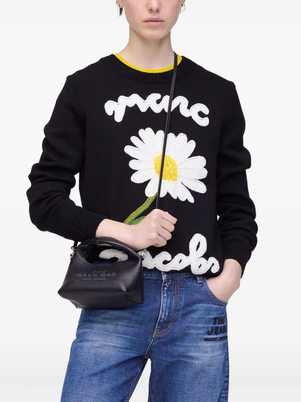 Marc Jacobs The Sack micro tote bag - Zwart