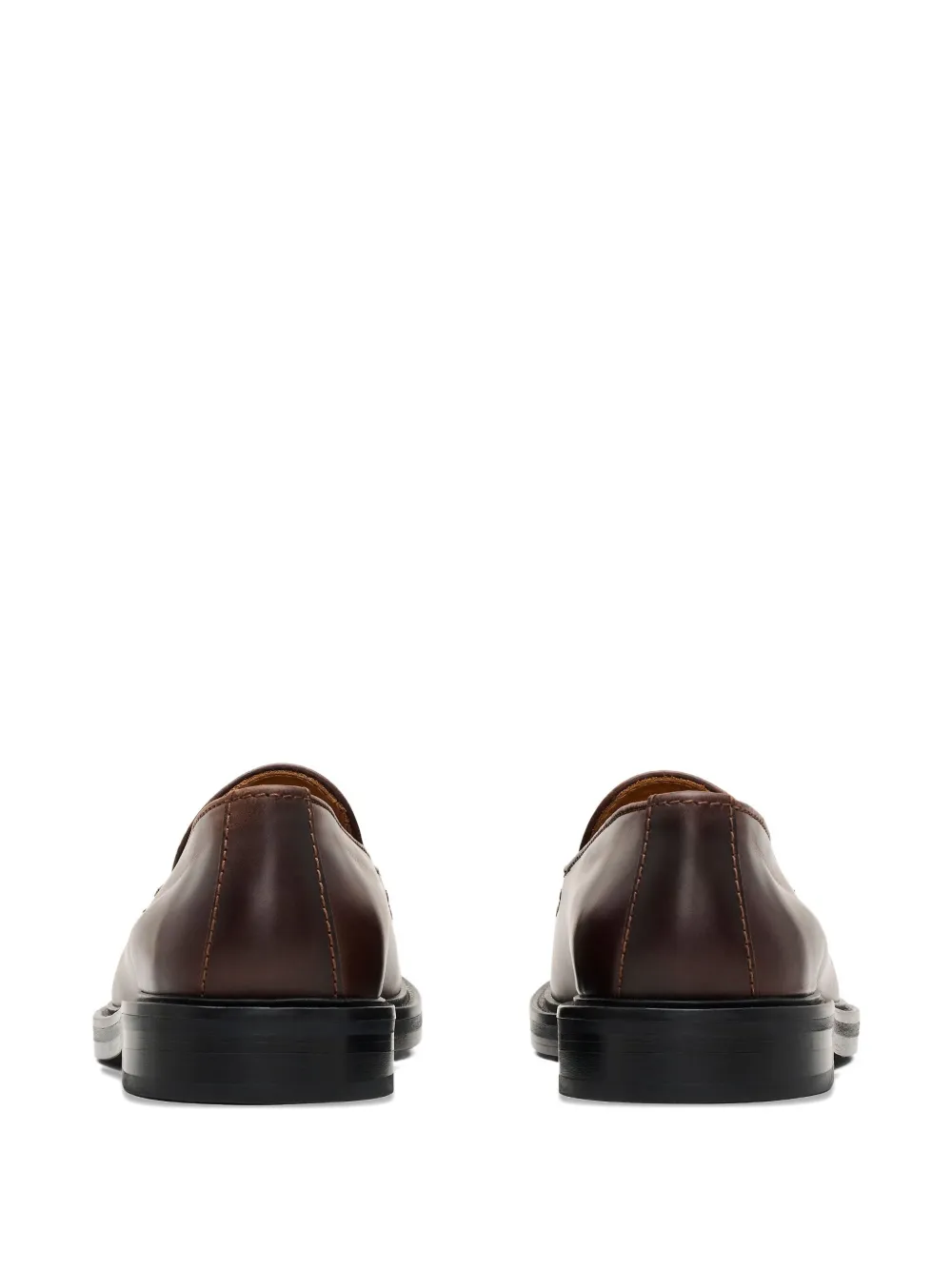 Marc Jacobs Leather Penny-strap Loafers In Brown