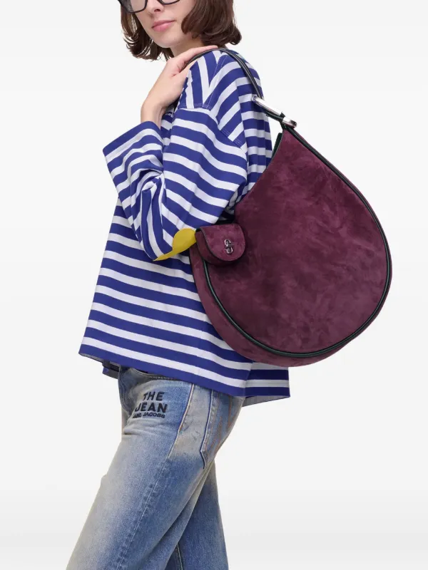 Marc Jacobs Large The Crescent Shoulder Bag | Purple | FARFETCH