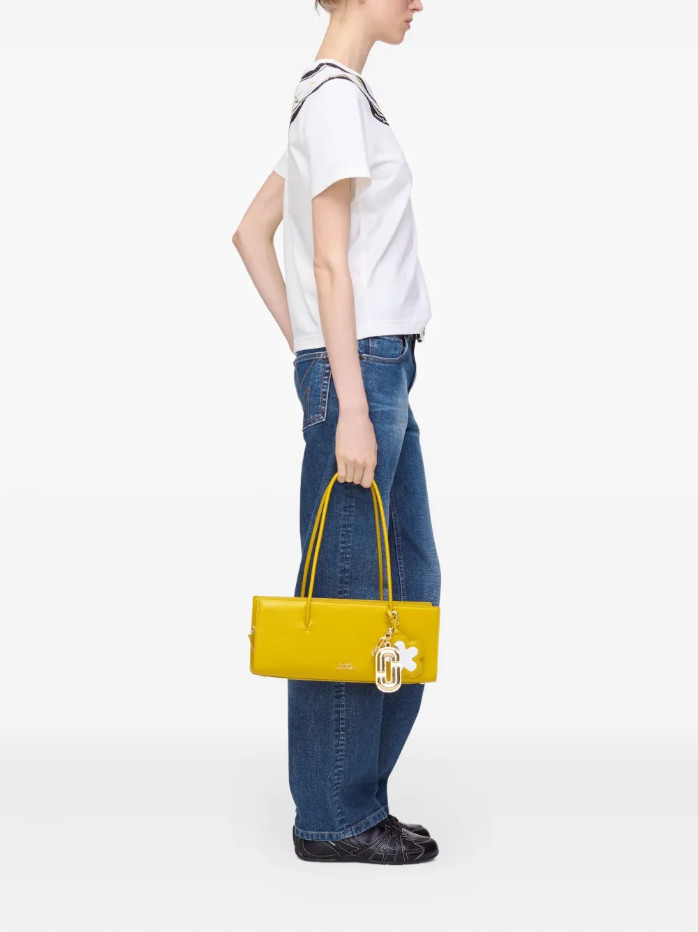 Marc Jacobs T-shirt met sjaalprint Wit