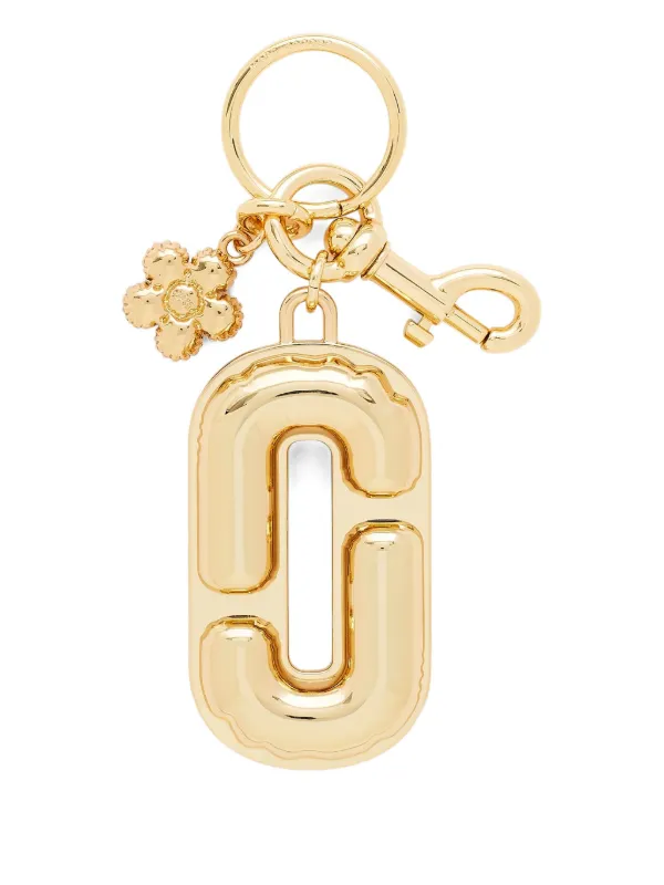 Marc Jacobs The J Marc balloon-shaped Flower Keyring | Gold | FARFETCH