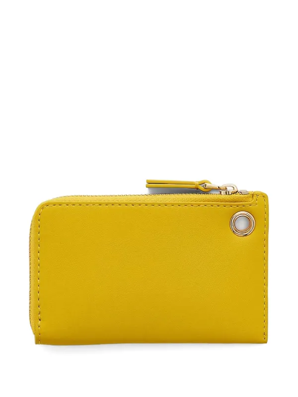 Marc Jacobs top-zip Charm Wallet | Yellow | FARFETCH