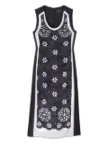 Marc Jacobs eyelet-floral dress - Black