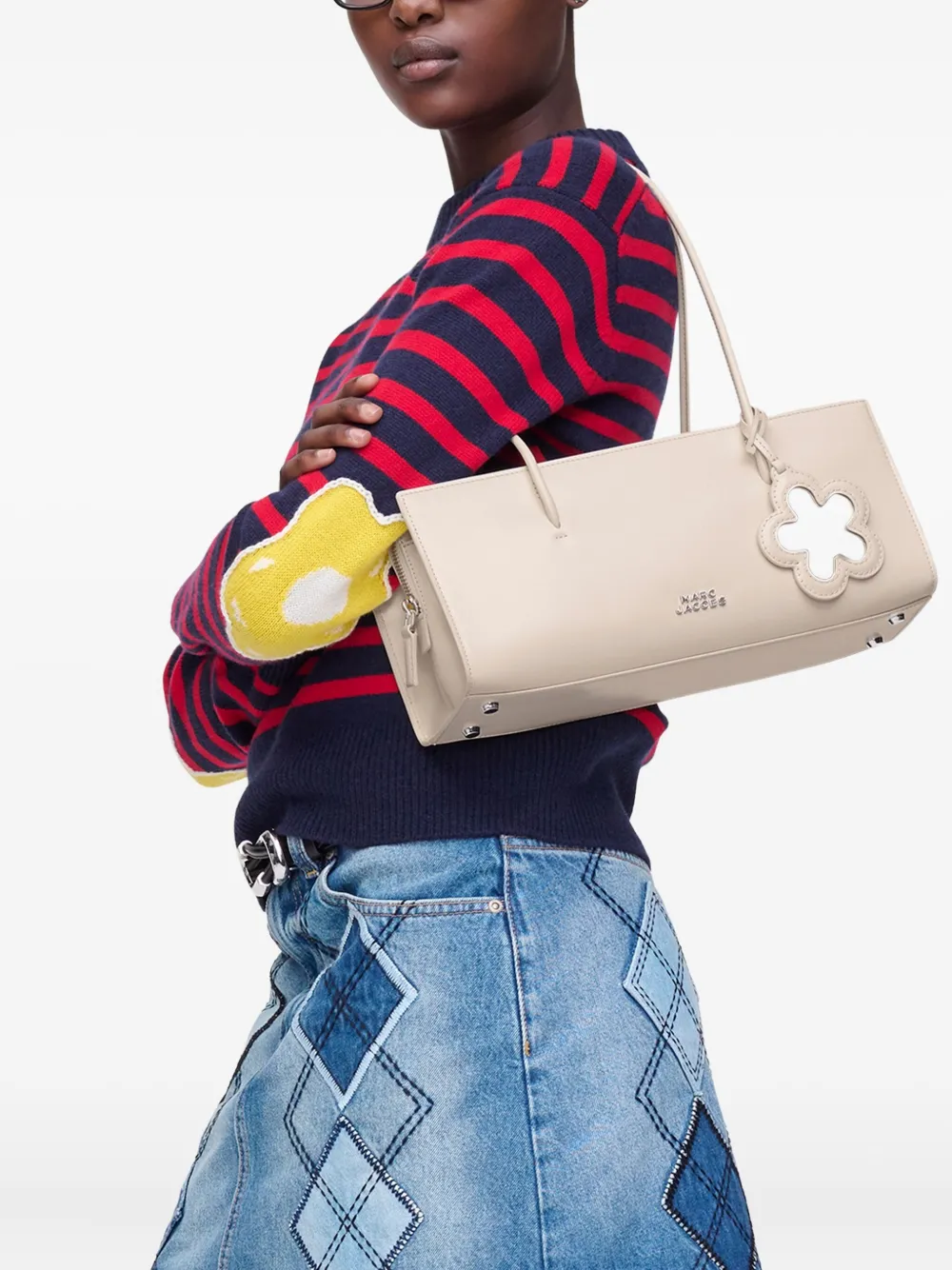 Marc Jacobs medium The Mirror shoulder bag - Beige