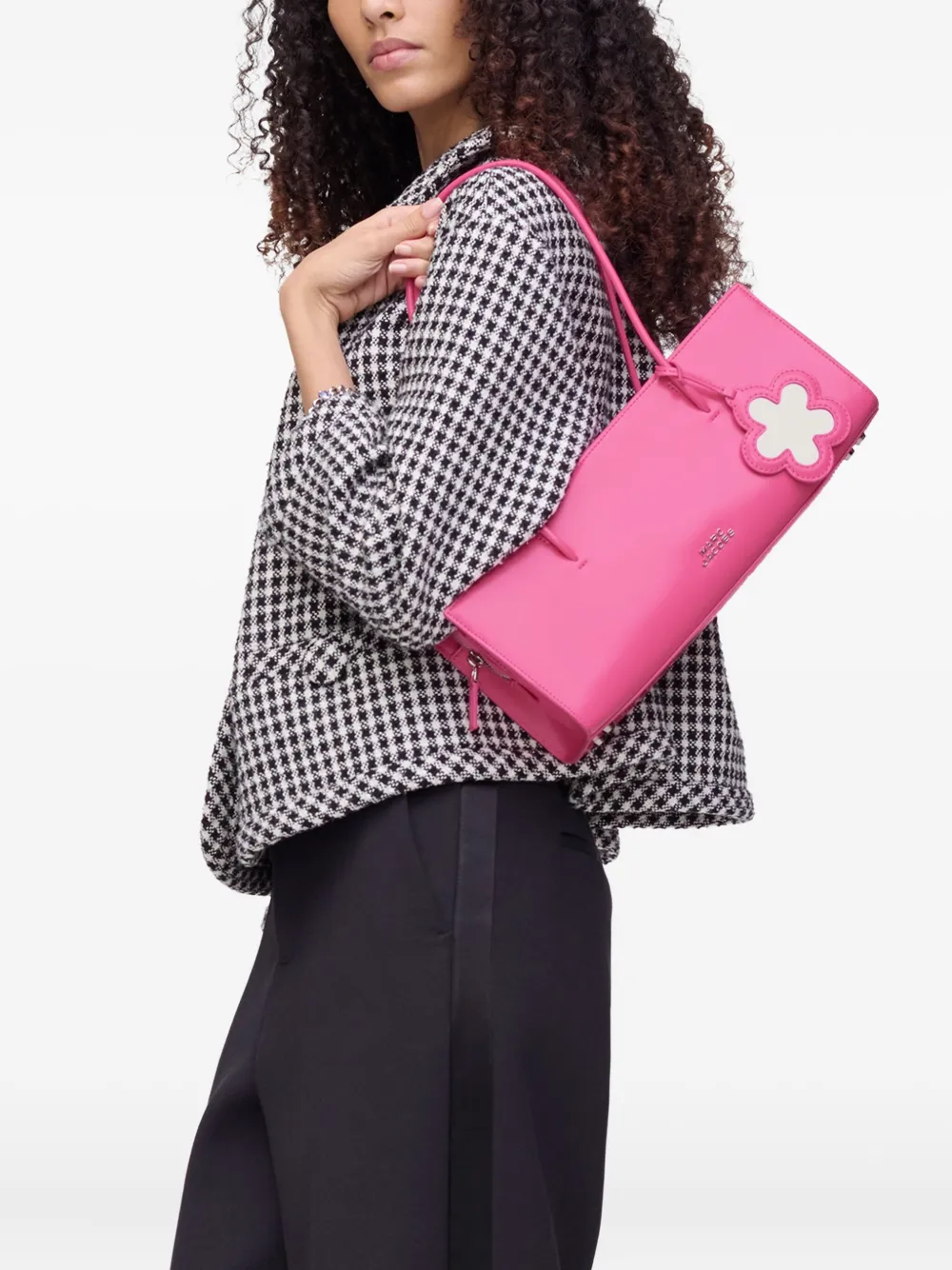 Marc Jacobs small The Mirror shoulder bag - Roze
