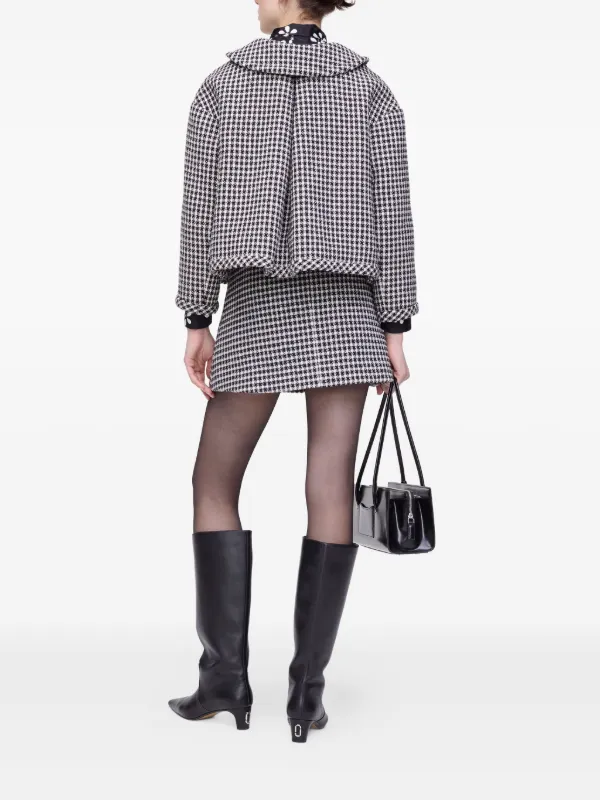 MARC JACOBS☆ツイードジャケット/made in USA Marc Jacobs チェック ツイードジャケット | ブラック | FARFETCH JP
