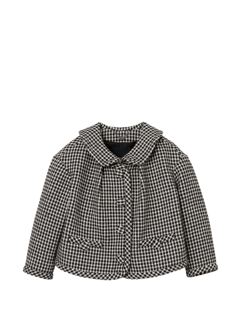 Marc Jacobs Gingham-tweed jacket - Schwarz