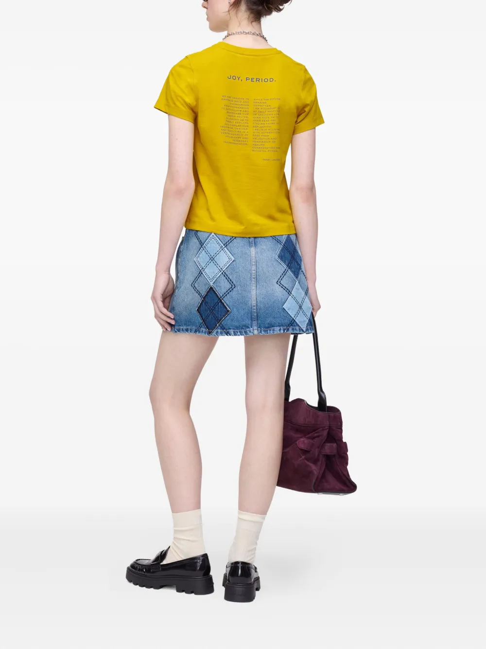 Marc Jacobs T-shirt met logo Geel