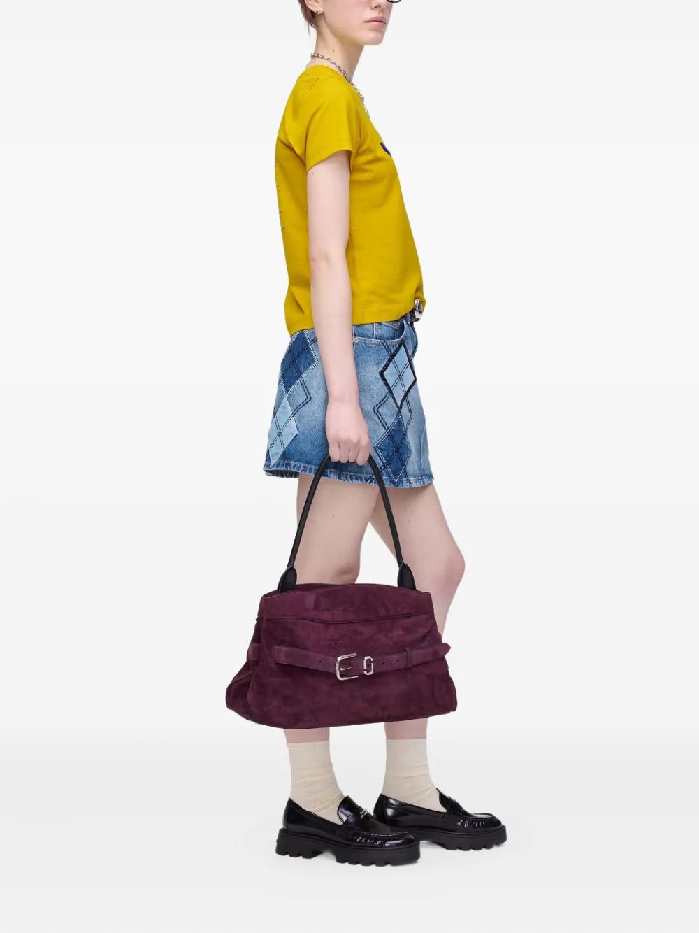 Marc Jacobs T-shirt met logo Geel