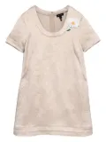 Marc Jacobs flower-embellished dress - Neutrals