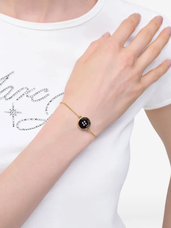 Marc Jacobs The Button Chain Bracelet | Gold | FARFETCH UK