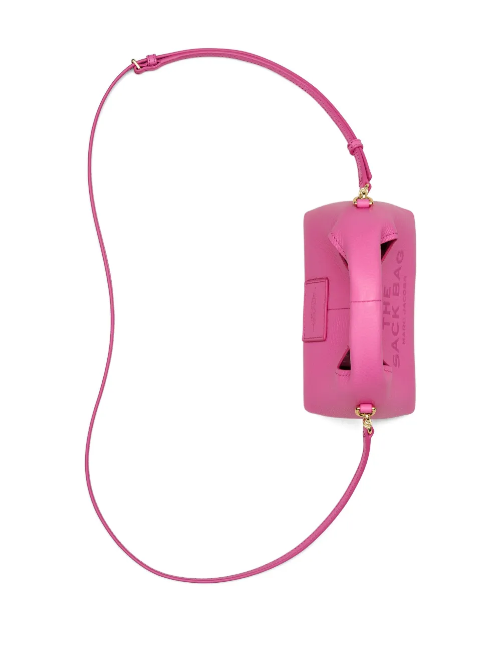 Marc Jacobs The Leather Mini Sack Bag crossbodytas Roze