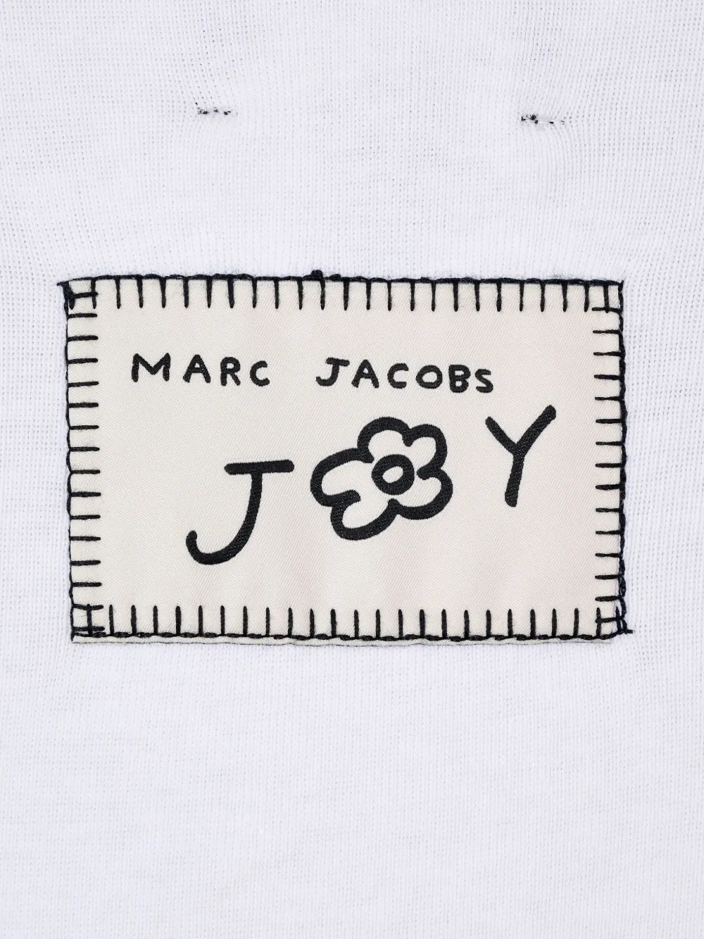 Marc Jacobs Flower-print Ringer Tee In White