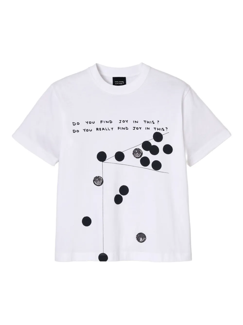 Marc Jacobs graphic-print box tee | White | Image 1