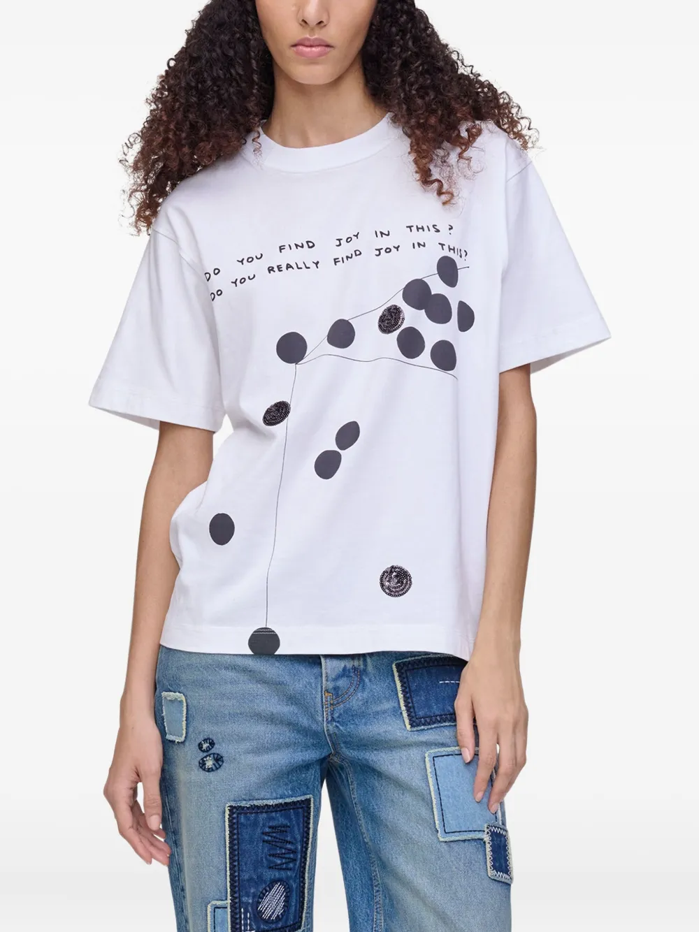 Marc Jacobs Graphic-print Box Tee In White