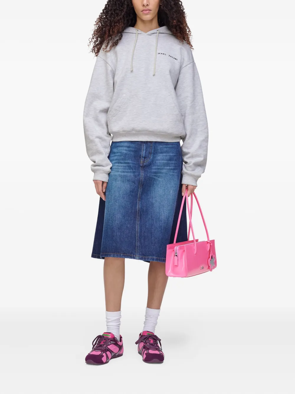 Marc Jacobs Joy katoenen hoodie met grafische print - Grijs