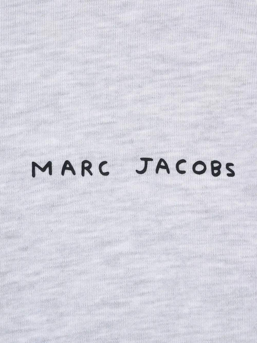 Marc Jacobs Joy Graphic Cotton Hoodie In Gray