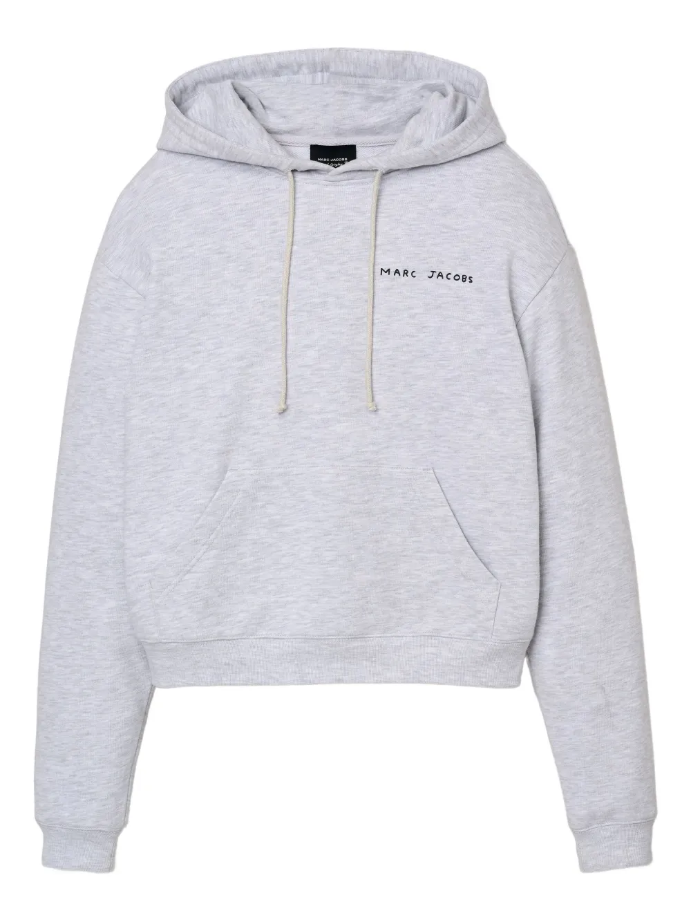 Marc Jacobs Joy Graphic Cotton Hoodie In Gray