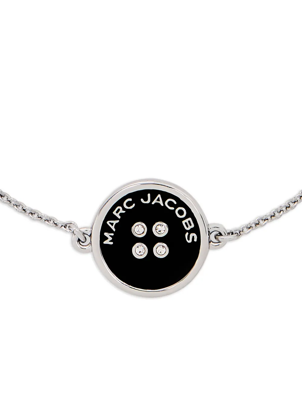  Marc Jacobs The Button Chain Bracelet - Black 