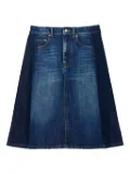 Marc Jacobs two-tone denim skirt - Blue