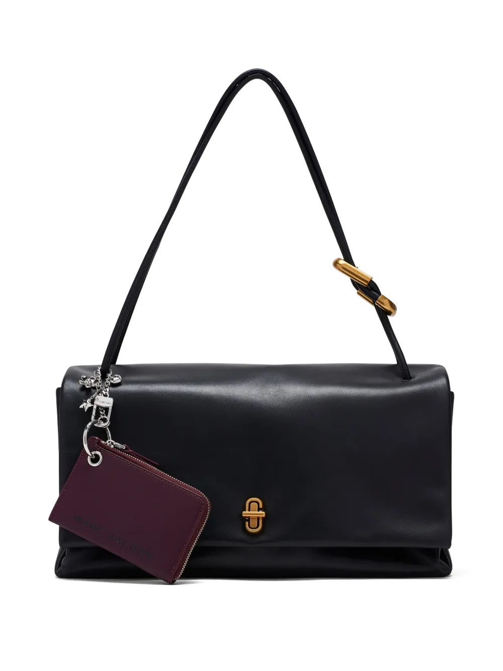 Marc Jacobs Tassenbedel met rits Paars