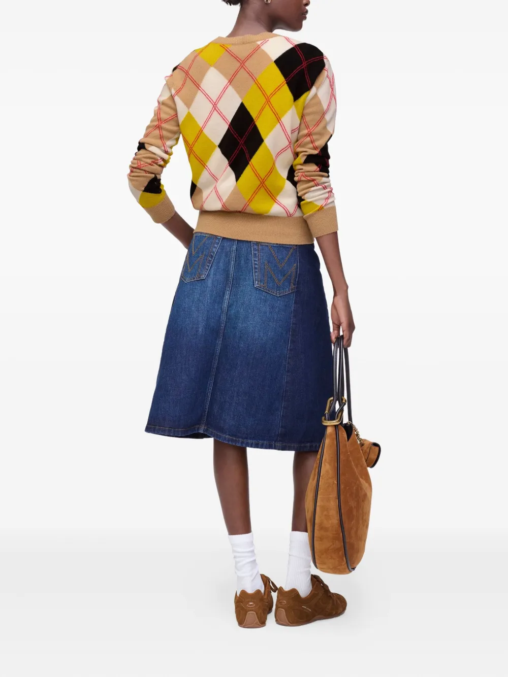 Marc Jacobs Trui verfraaid met bloemen Bruin