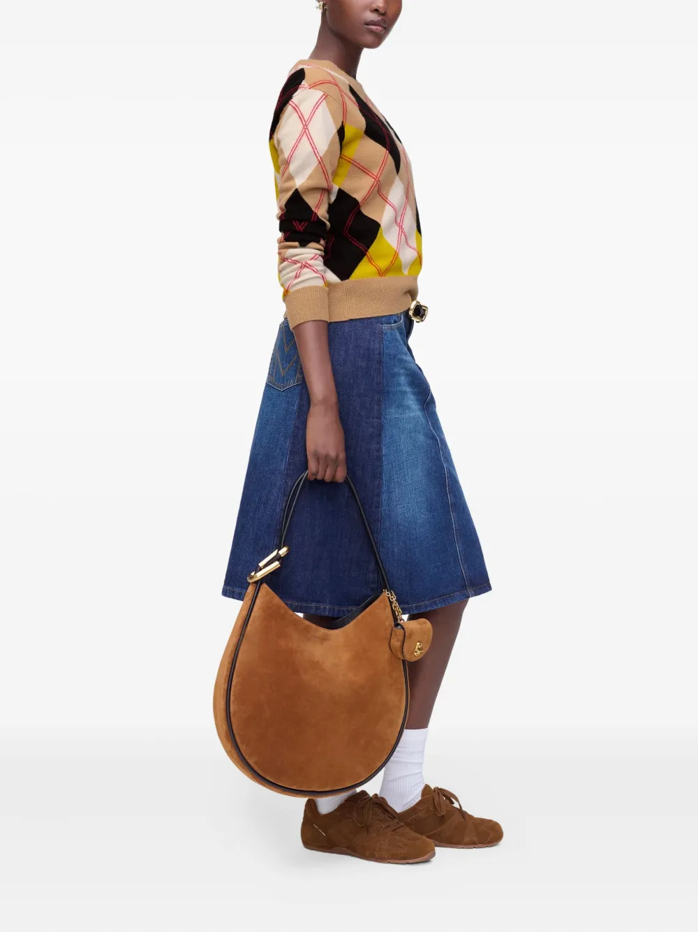 Marc Jacobs Trui verfraaid met bloemen Bruin