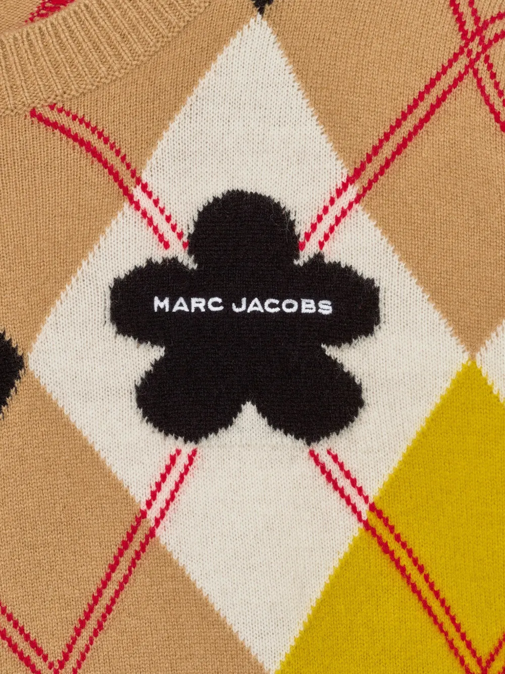 Marc Jacobs Trui verfraaid met bloemen Bruin