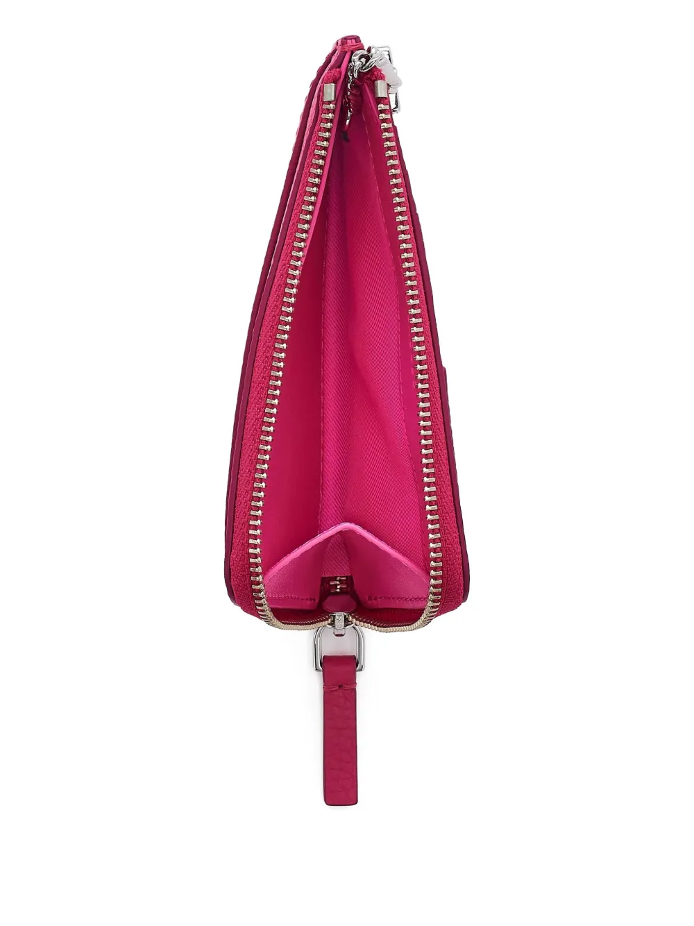 Marc Jacobs zip-top chain wallet Roze