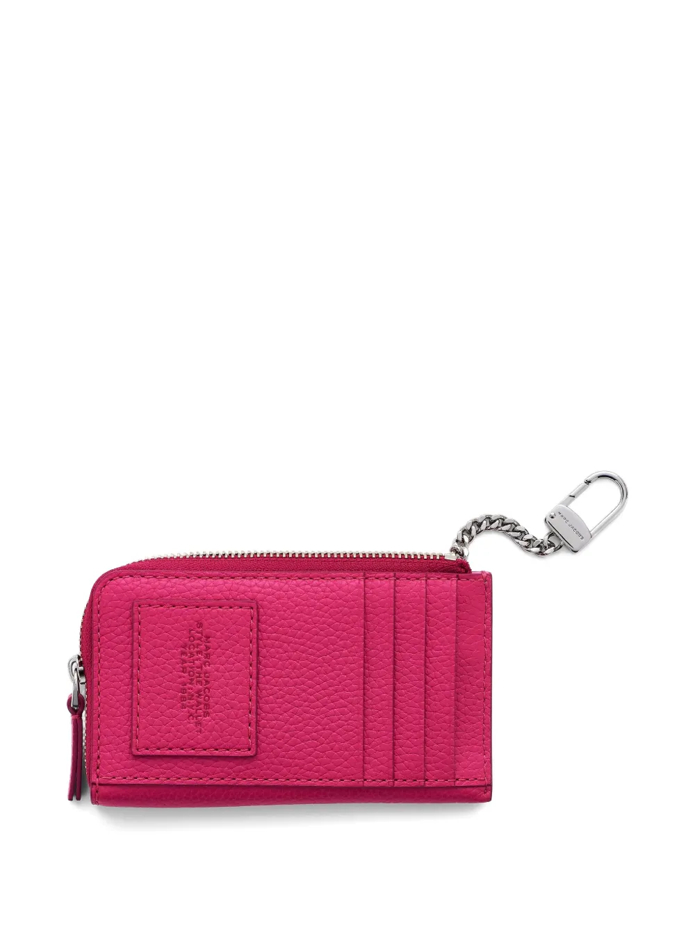 Marc Jacobs zip-top chain wallet - Roze