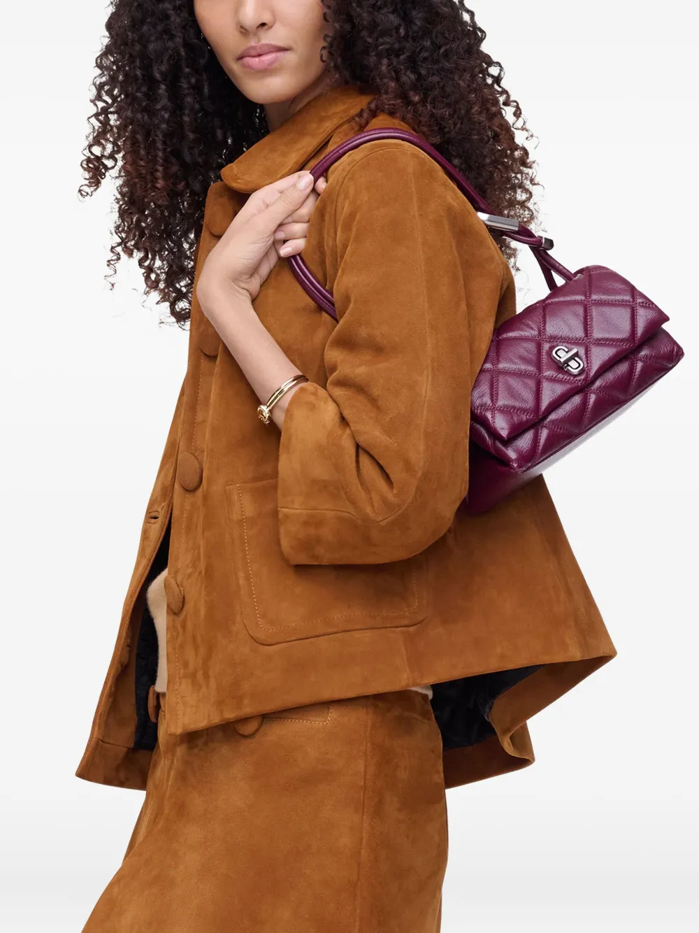 Marc Jacobs The Mini Dual shoulder bag - Paars