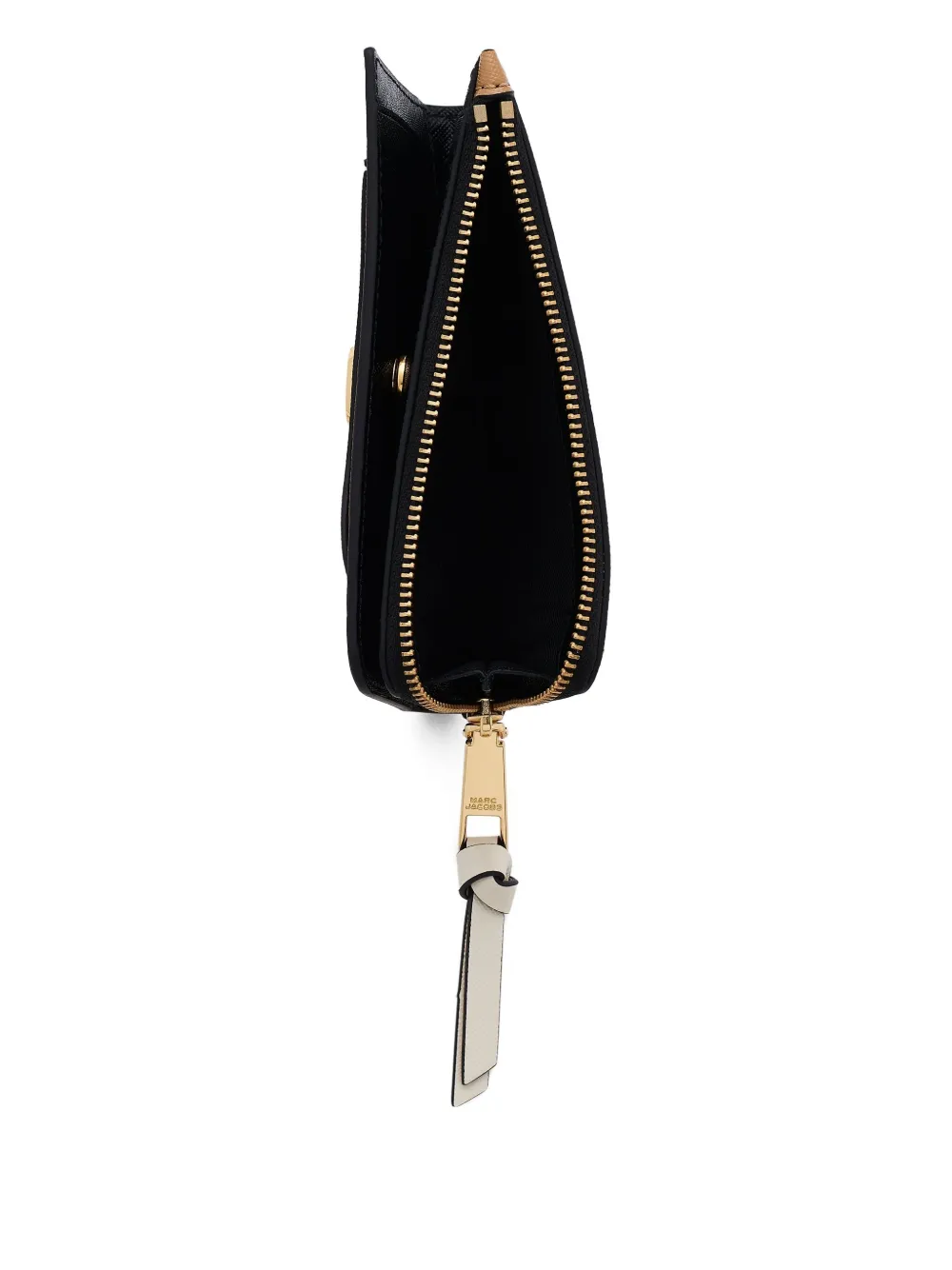 Marc Jacobs Zip-around Leather Wallet In Brown