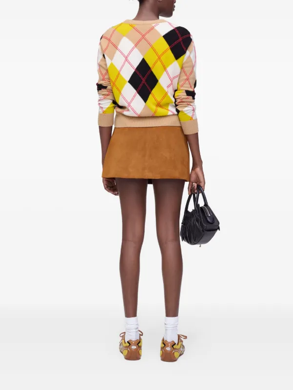 Marc Jacobs スエード ミニスカート | ブラウン | FARFETCH JP