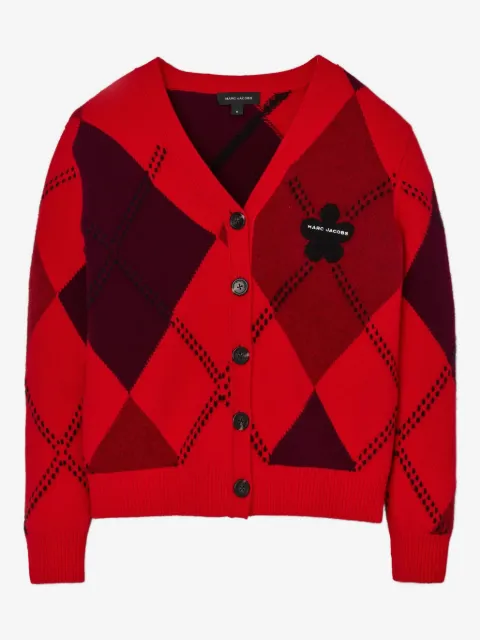 Marc Jacobs argyle daisy cardigan