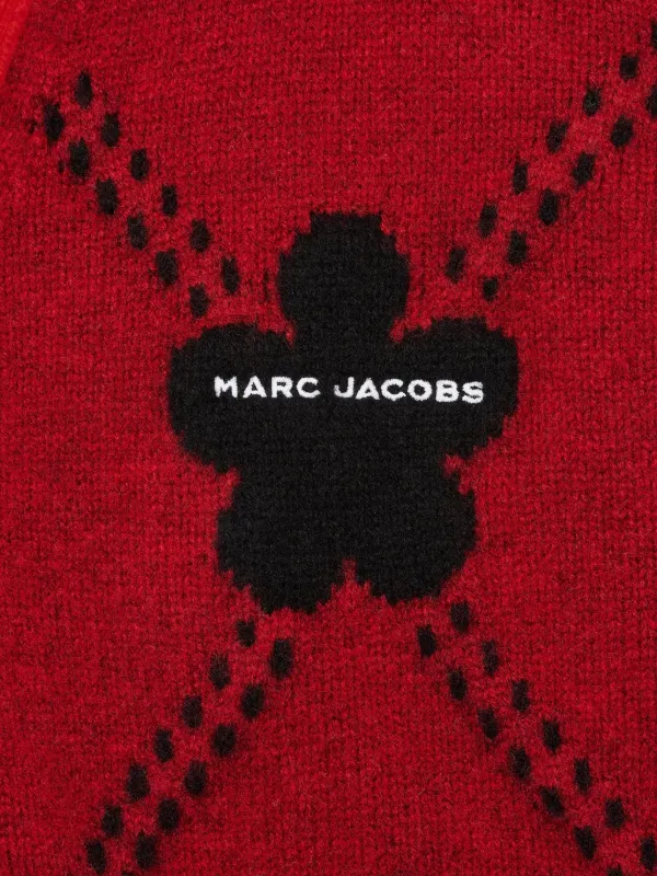 Marc Jacobs アーガイル カーディガン | レッド | FARFETCH JP