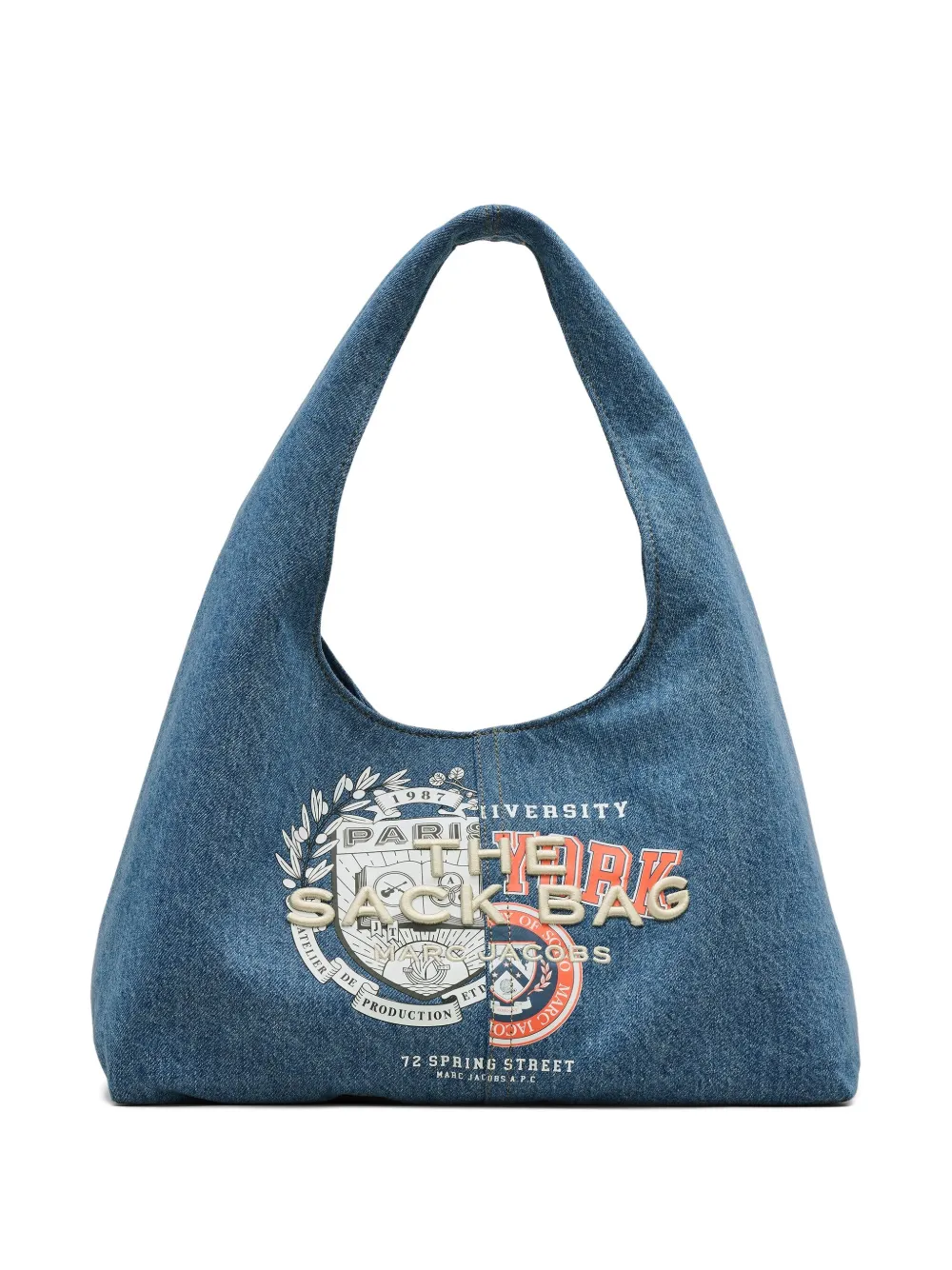 Marc Jacobs Large The Sack Shoulder Bag In Blue