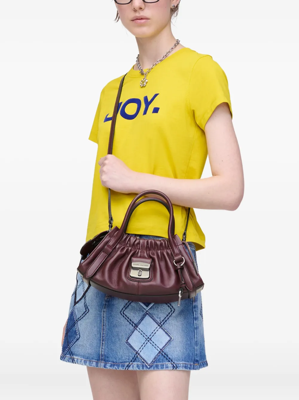 Marc Jacobs Small The Cristina Satchel In Purple