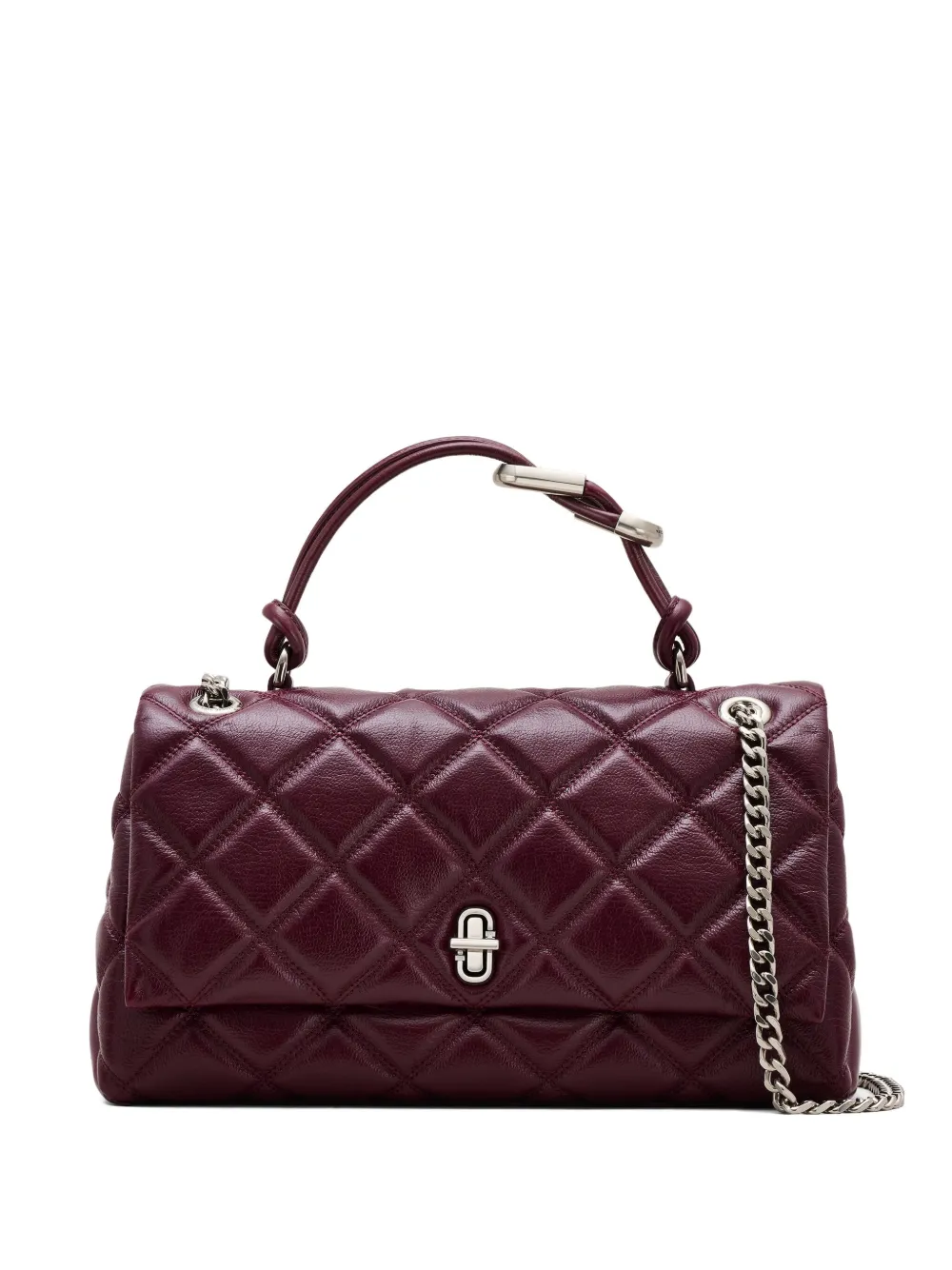 Marc Jacobs Medium The Quilted Dual Convertible schoudertas Paars