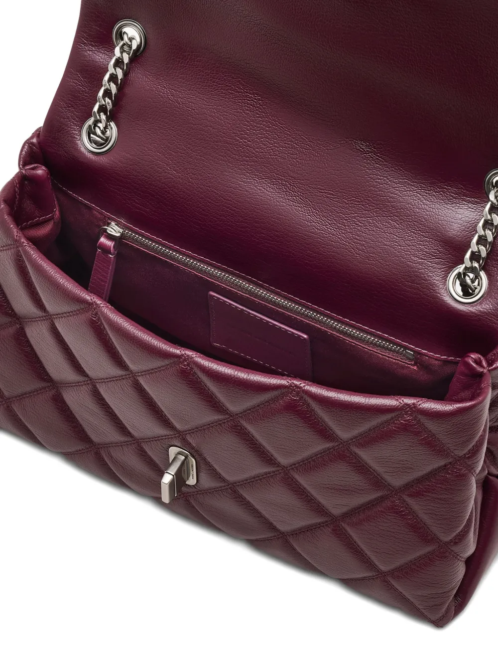 Marc Jacobs Medium The Quilted Dual Convertible schoudertas Paars